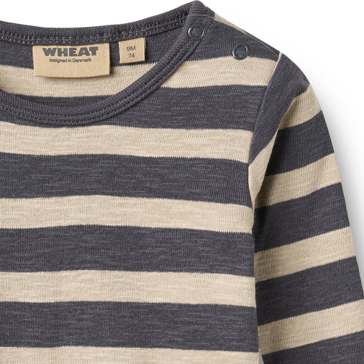 Wheat Greyblue Stripe Body L/S Freddie