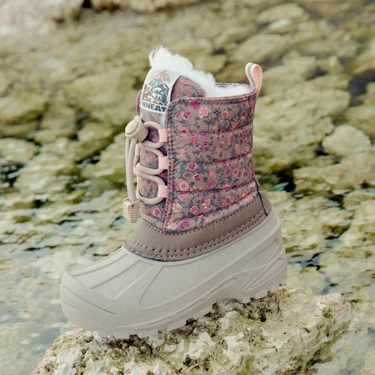Wheat Portabella Flowers Winterboot Aleex