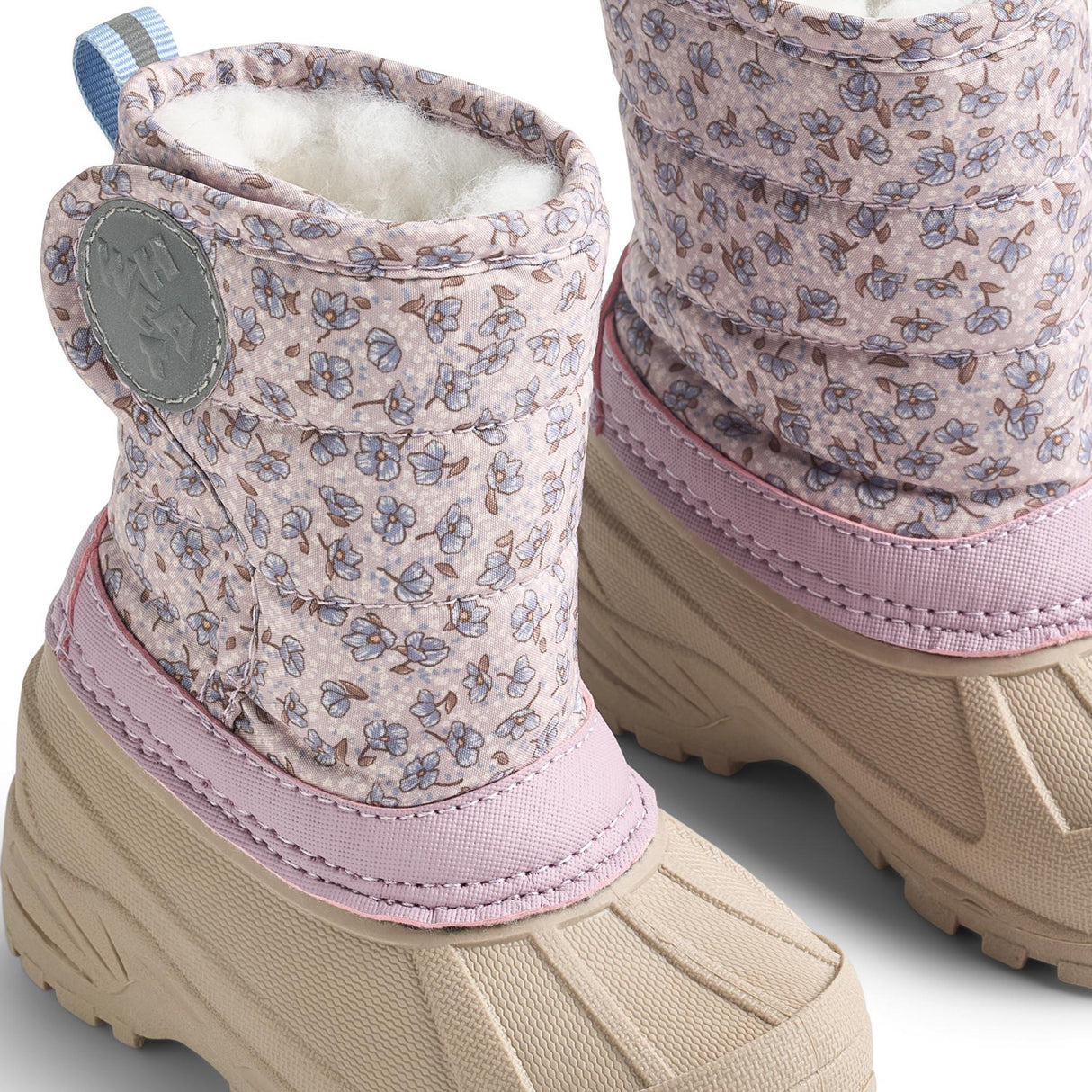 Wheat Lilac Blue Flowers Winterboot Winty