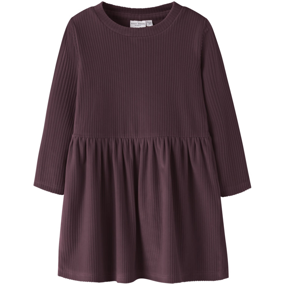 Name It Catawba Grape Nmfveloa Ls Velvet Dress