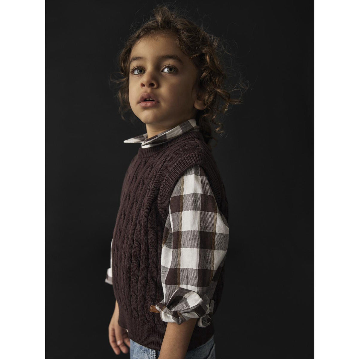 Name It Bright White Nmmralum Ls Nreg Check Shirt