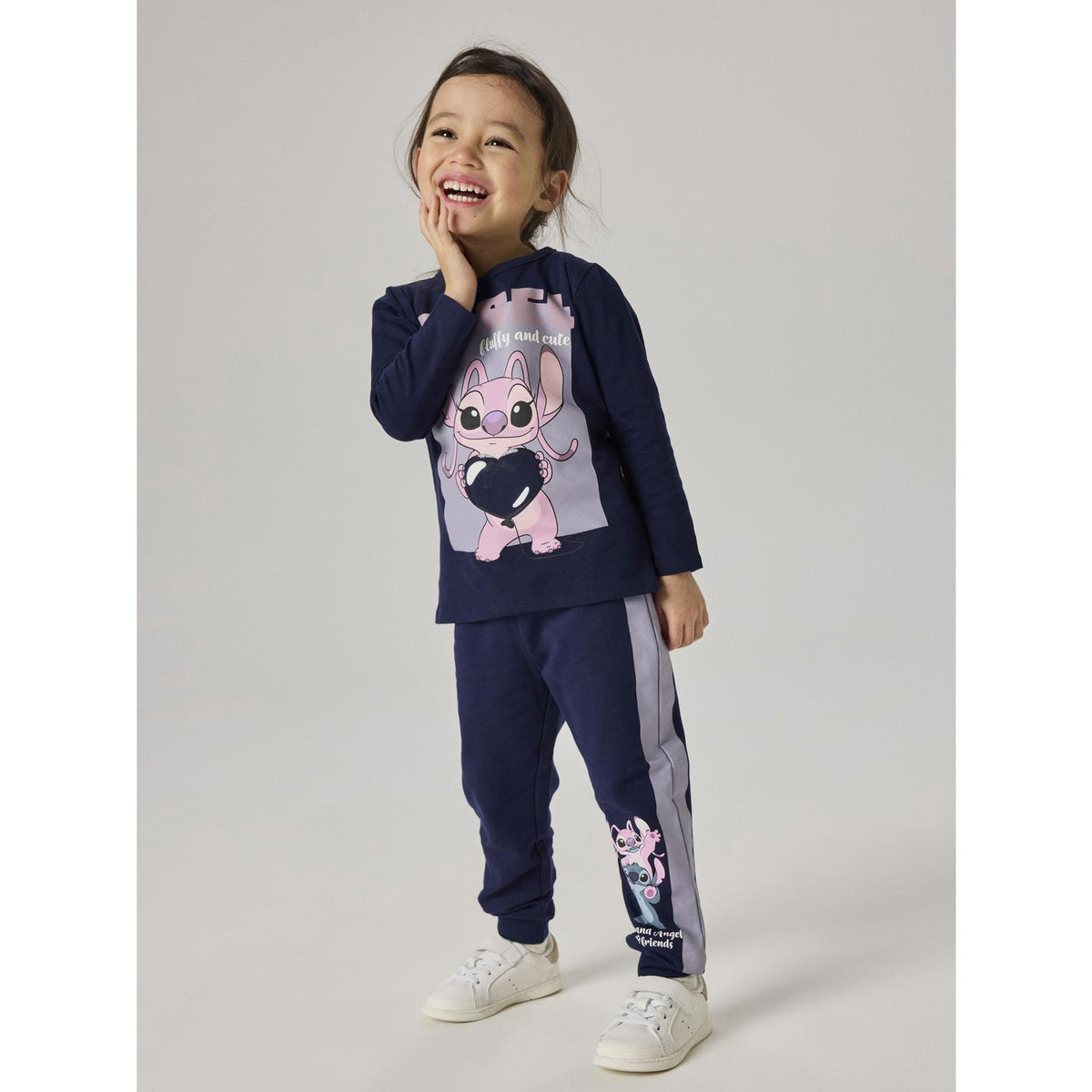Name It Evening Blue Nmfoda Stitch Ls Nreg Top Box Wdi