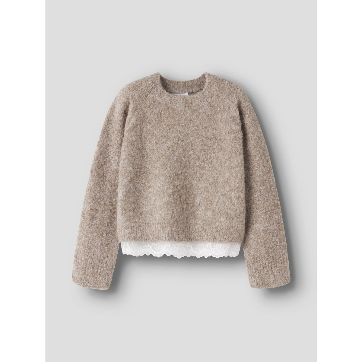 Name It Island Fossil Nkfsacha Ls Loose Knit