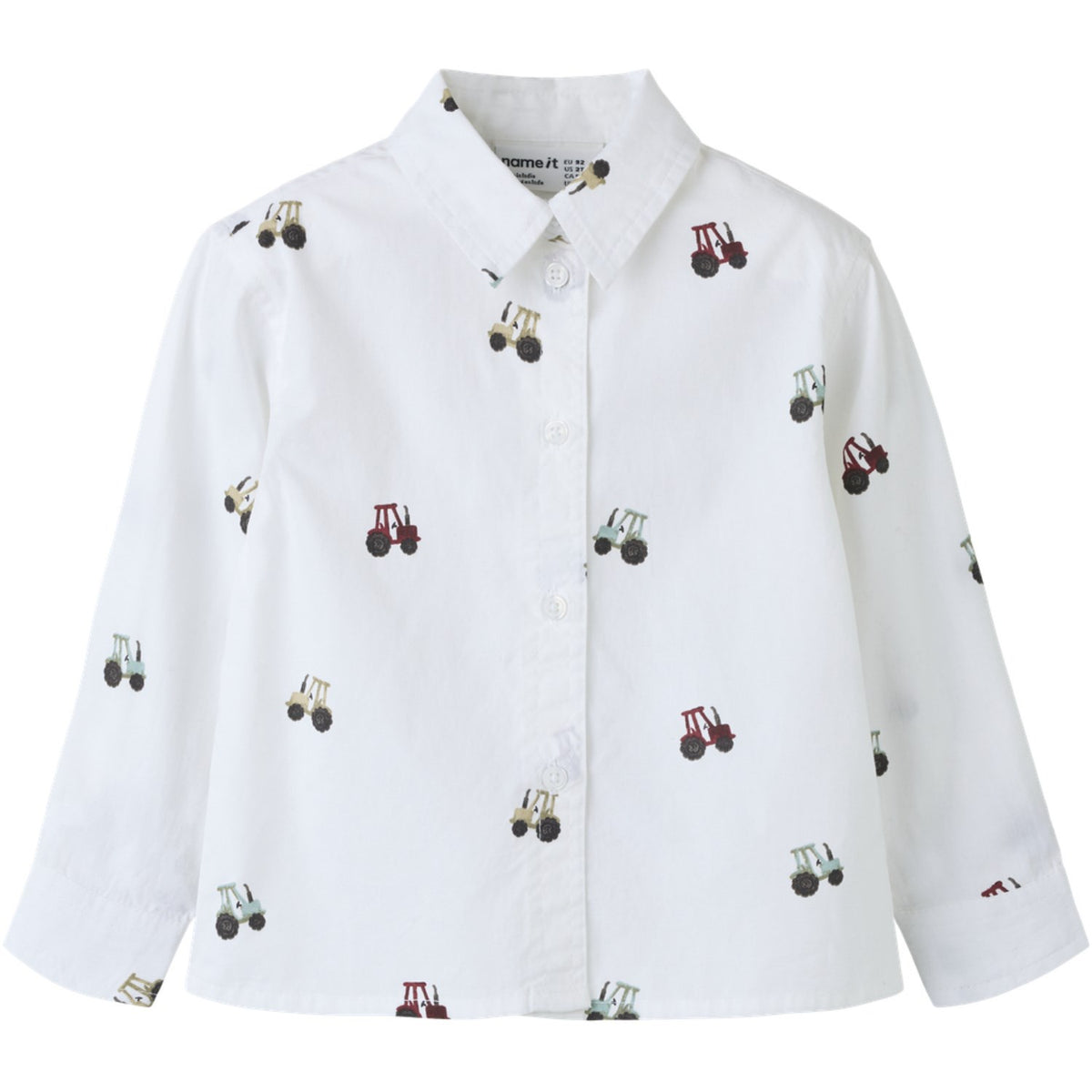 Name It Bright White Nmmractor Ls Shirt