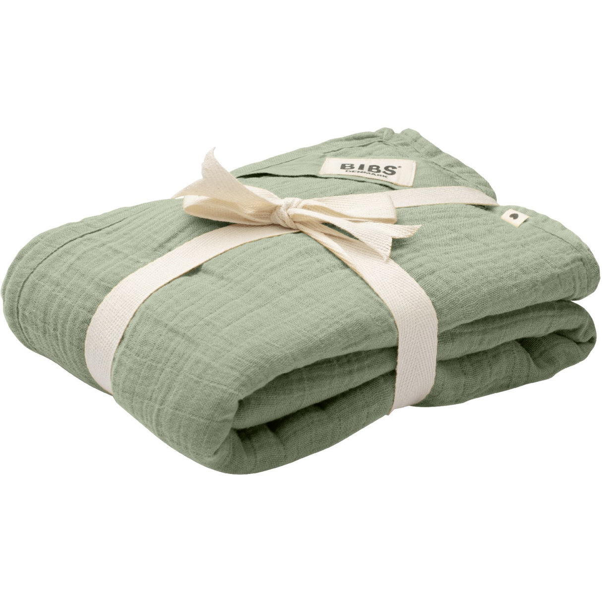 Bibs Sage Muslin Swaddle