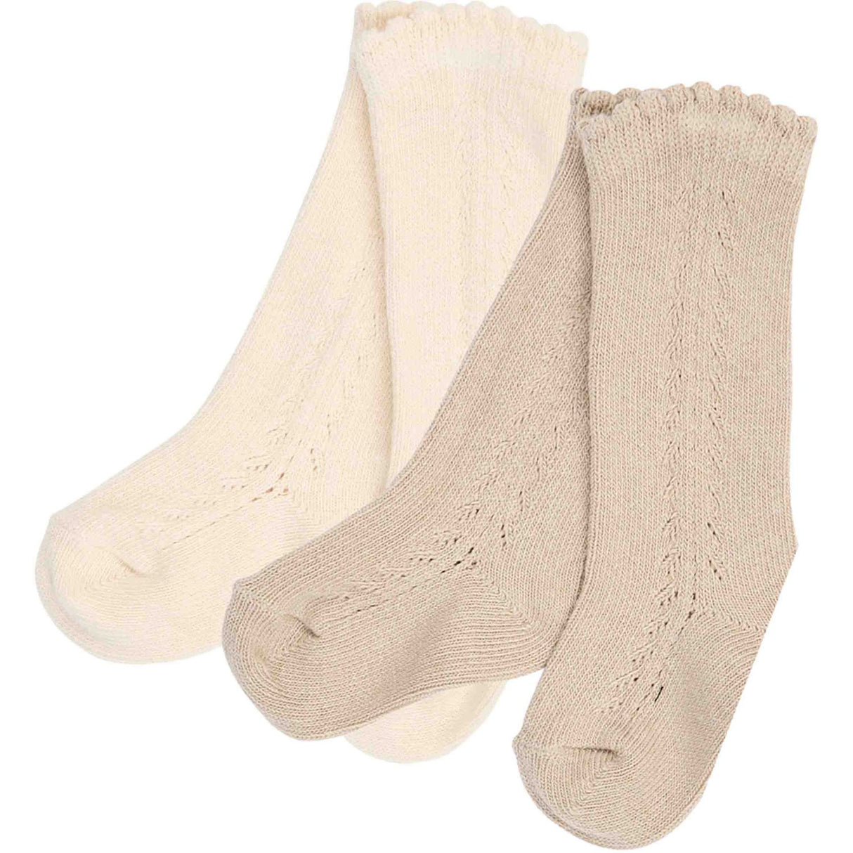 Müsli Walnut/ Oat Knee Socks Baby 2-Pack