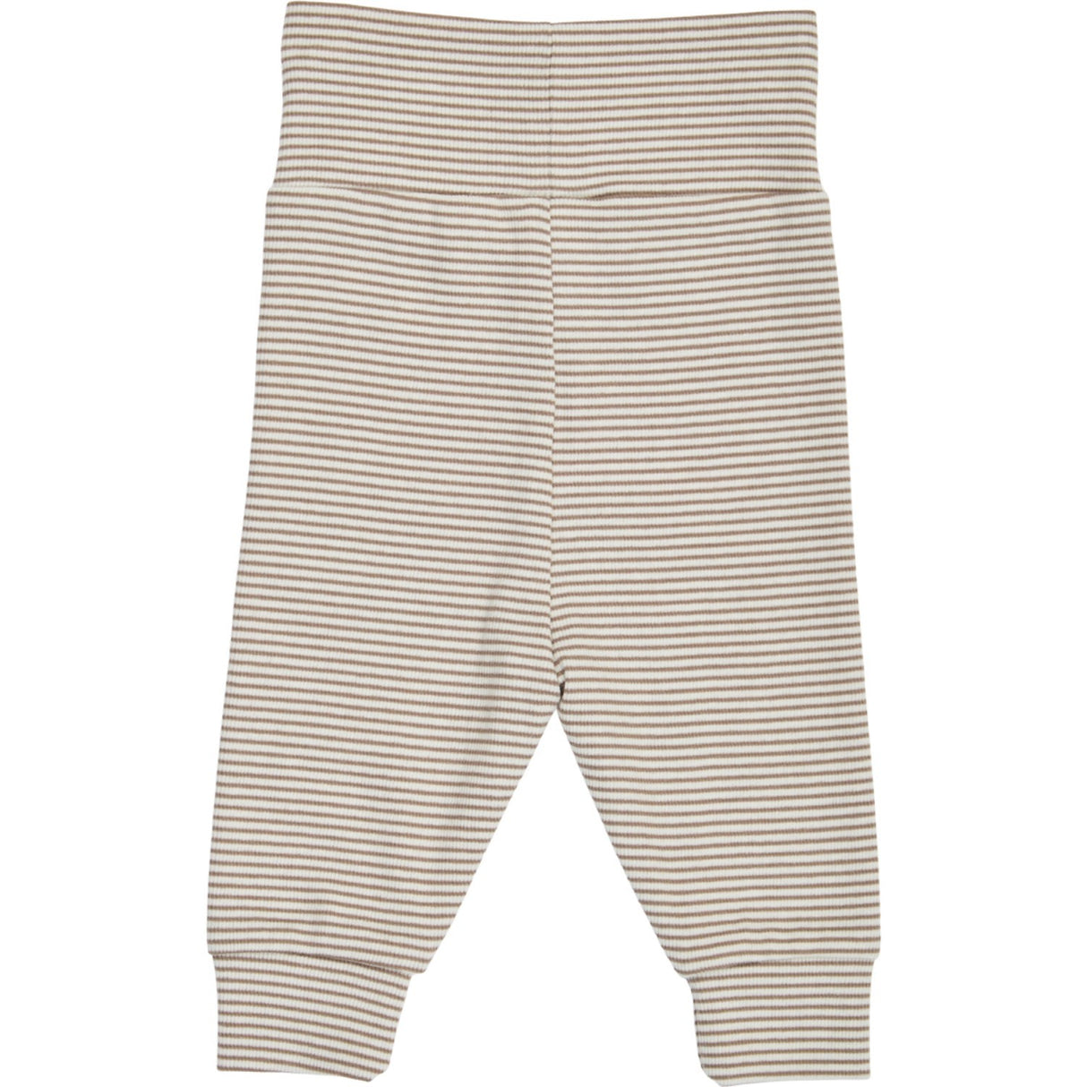 Müsli Balsam Cream/ Walnut Mini Stripe Rib Pants