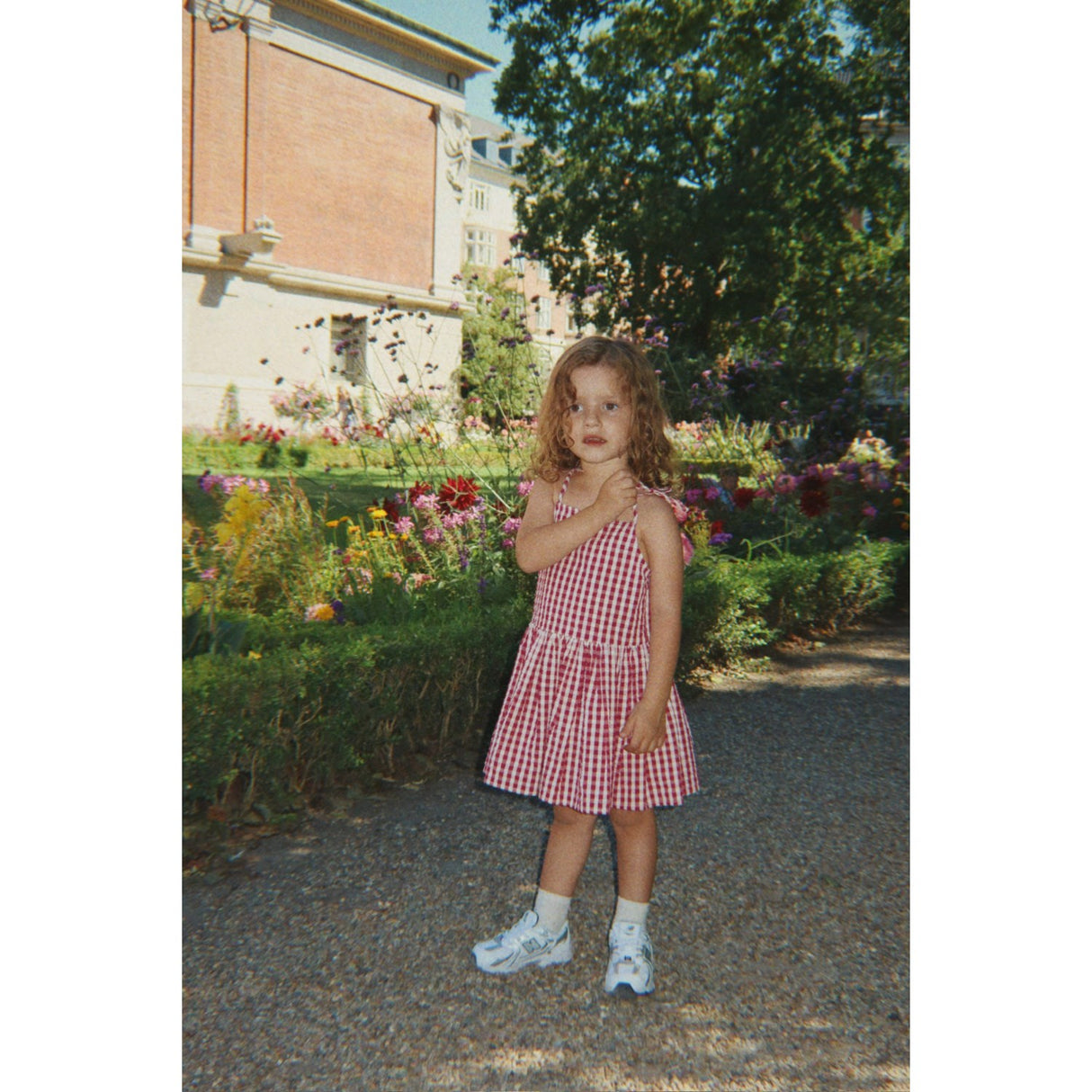 Konges Sløjd Raspberry Check Isotta Dress Gots