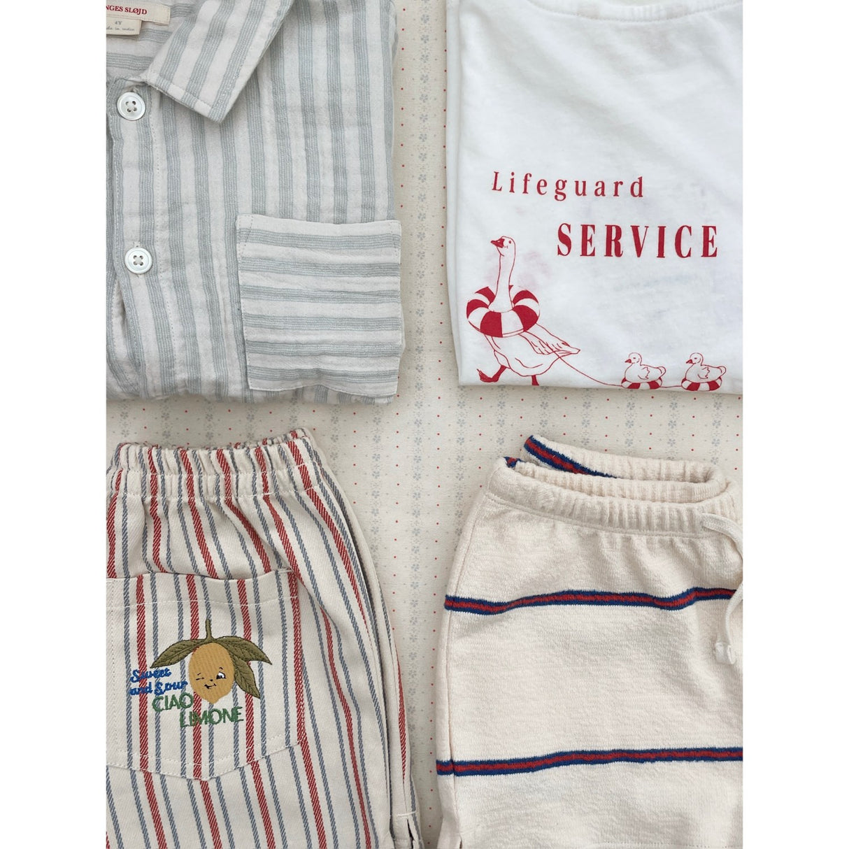 Konges Sløjd Trio Stripe Trio Shorts Gots
