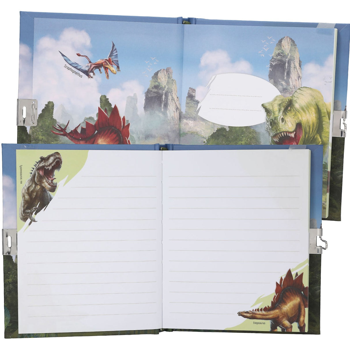 Dino World Diary With Padlock