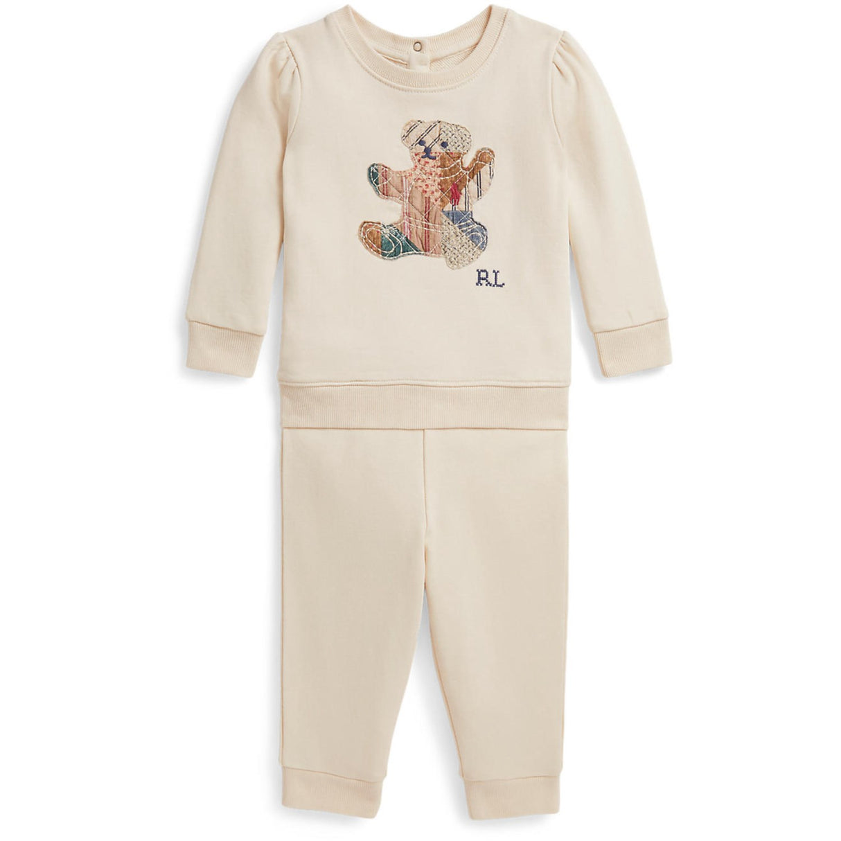 Ralph Lauren Baby Guide Cream Pants Set