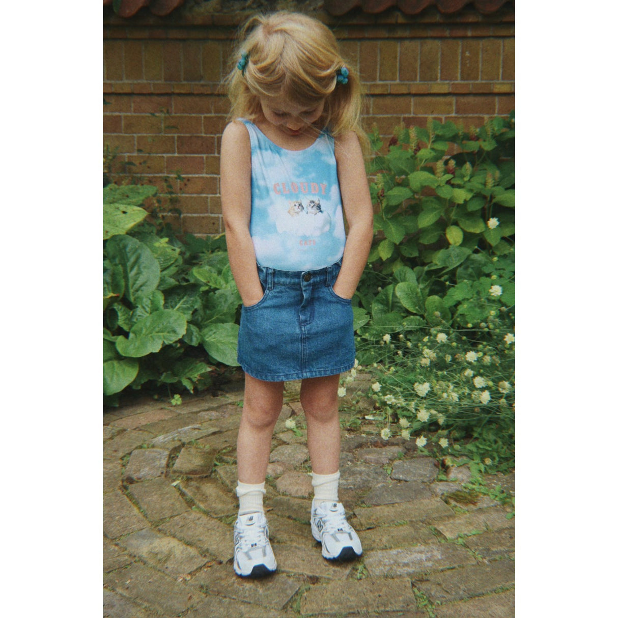 Konges Sløjd Cloudy Cats Cloudy Swimsuit Grs