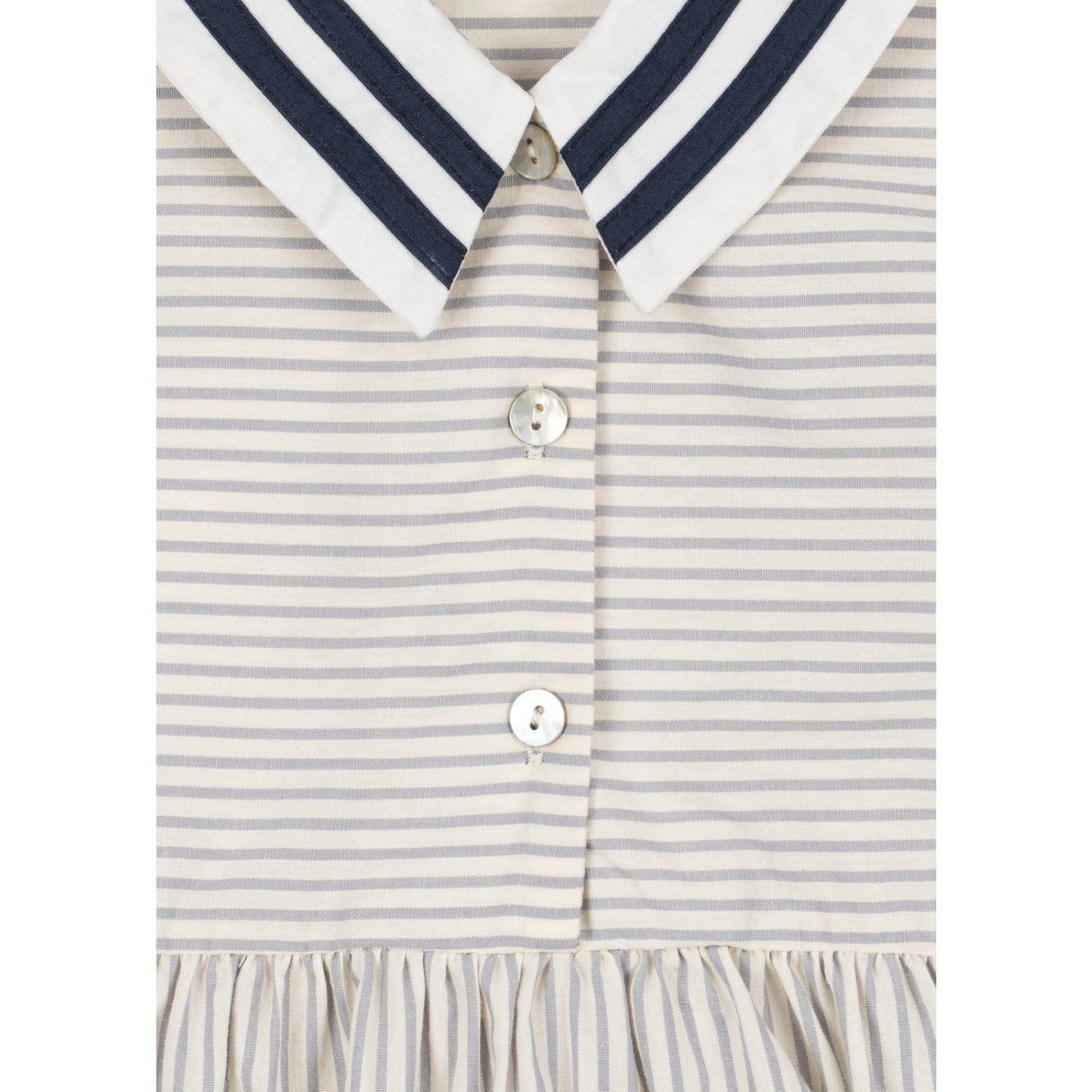 Konges Sløjd Bleu Stripe Allie Sailor Dress Gots