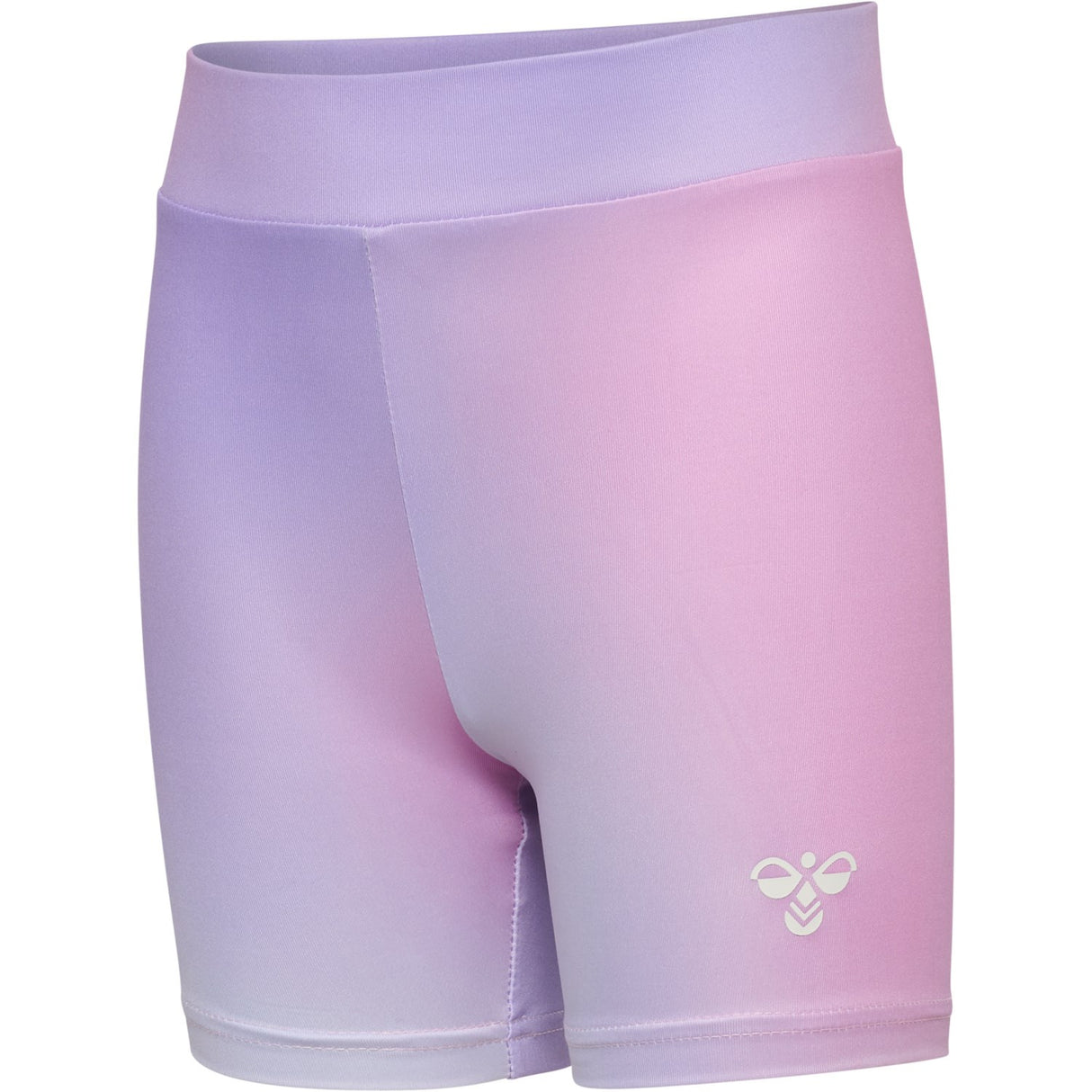 Hummel Pastel Lavender Jr Gradient Gym Short Tights