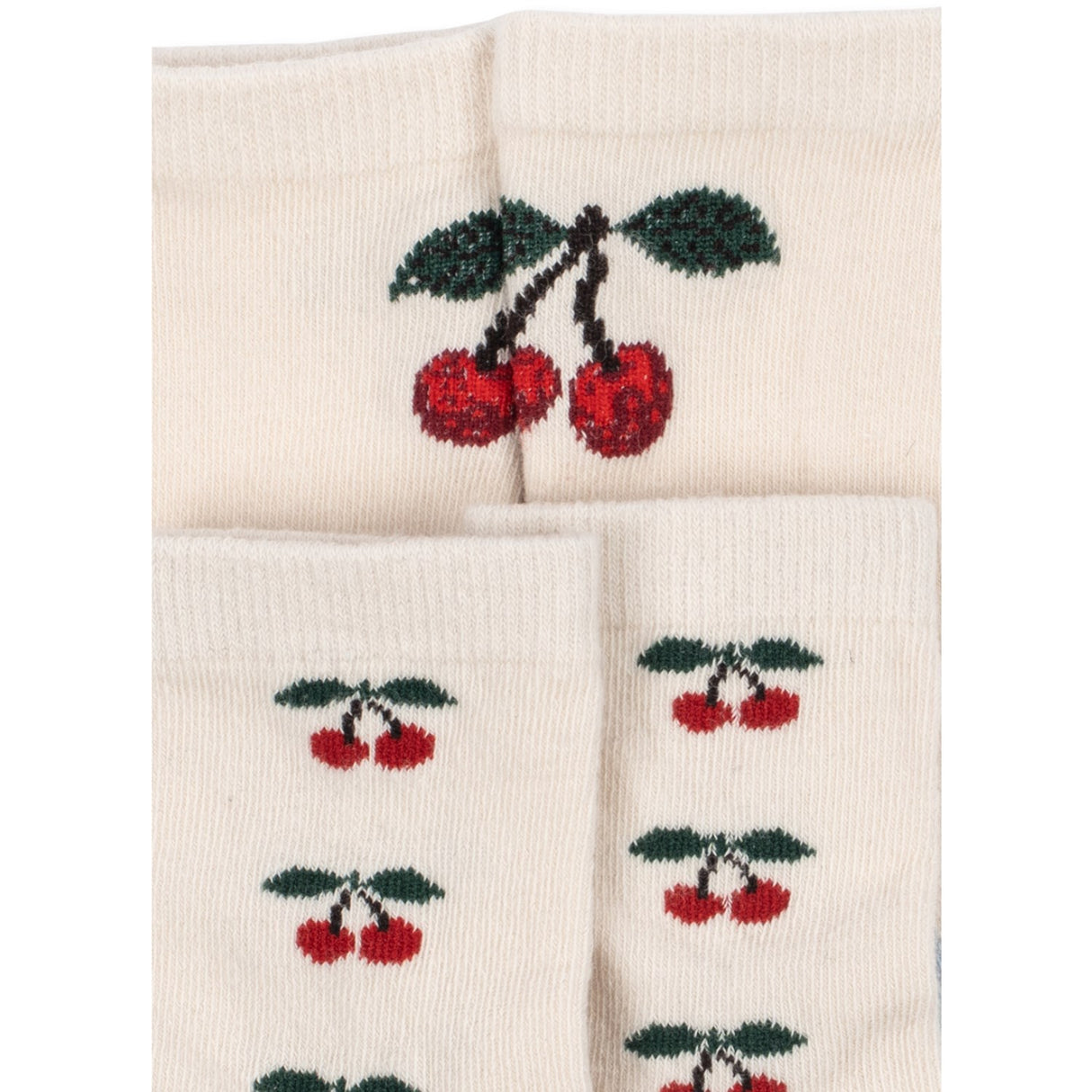 Konges Sløjd Cherry Mix 2 Pack Jacquard Cherry Socks