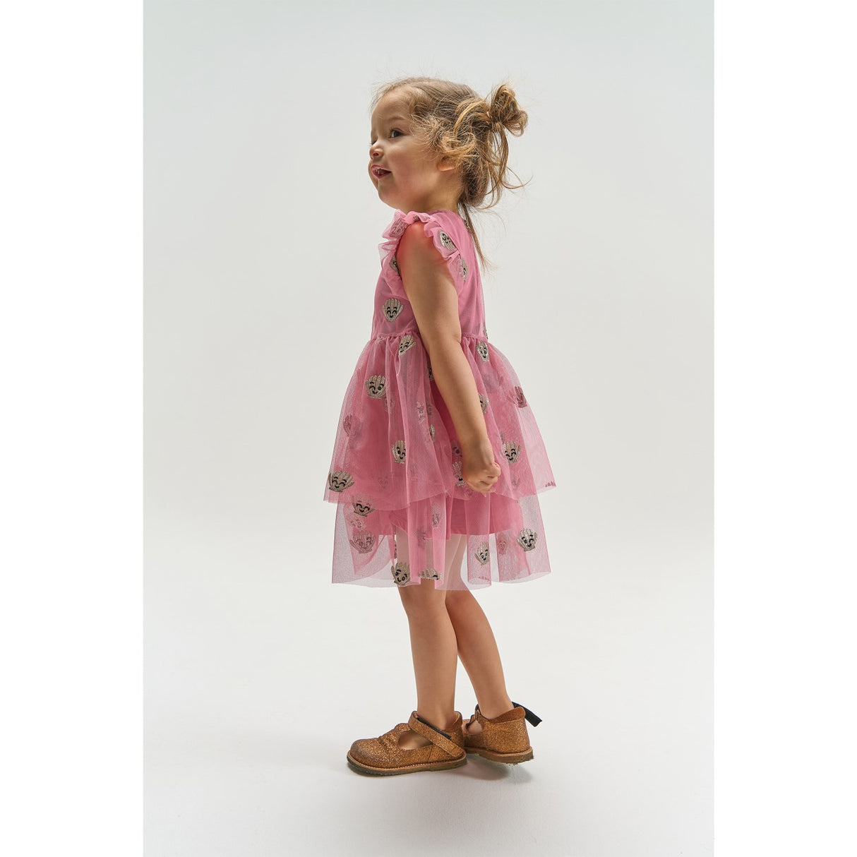 THE NEW Siblings Cashmere Rose Emb Tnsttulle S_L Dress