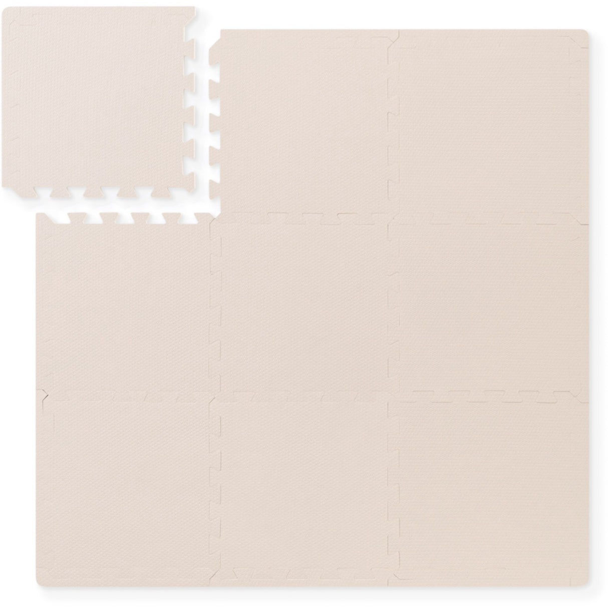 That's Mine Soft Brown Alva Foam Play Mat Square