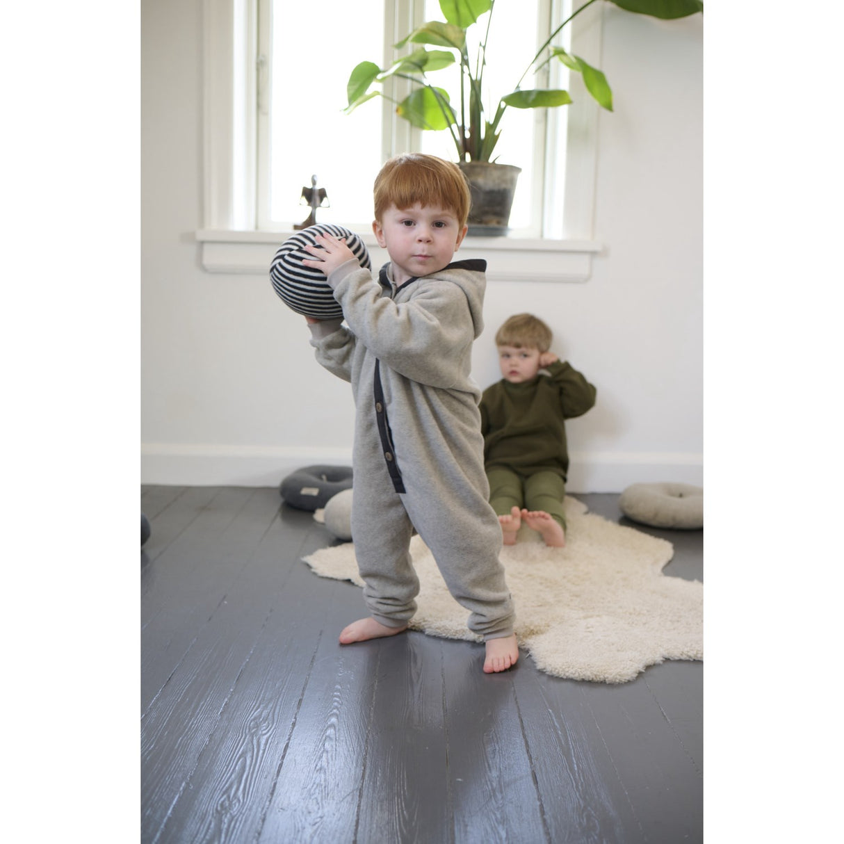 Growing Up by Steffensen Copenhagen Sand Fleece Jump W/Rib
