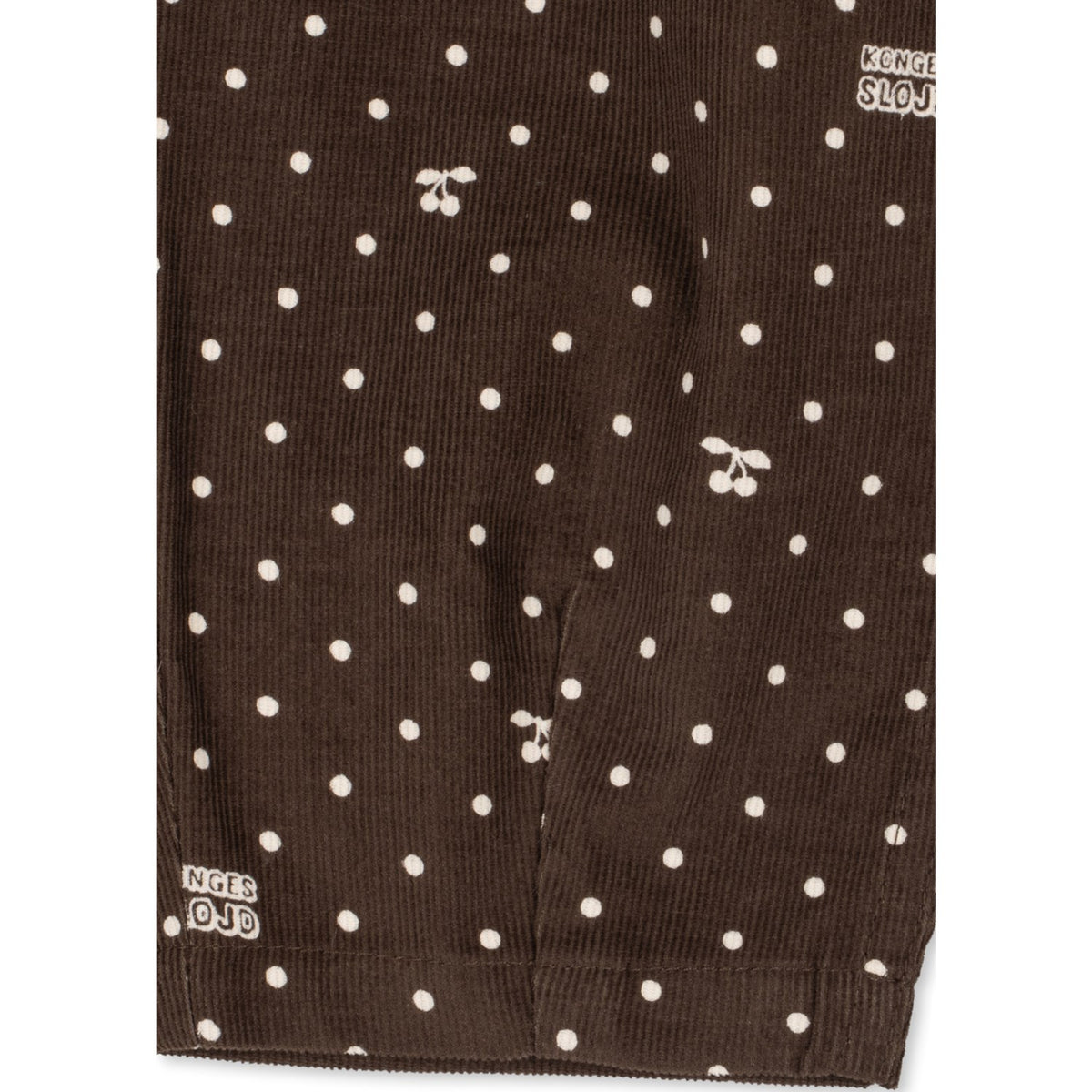 Konges Sløjd Cherry Dot Chocolate Cara Pleat Pants Gots