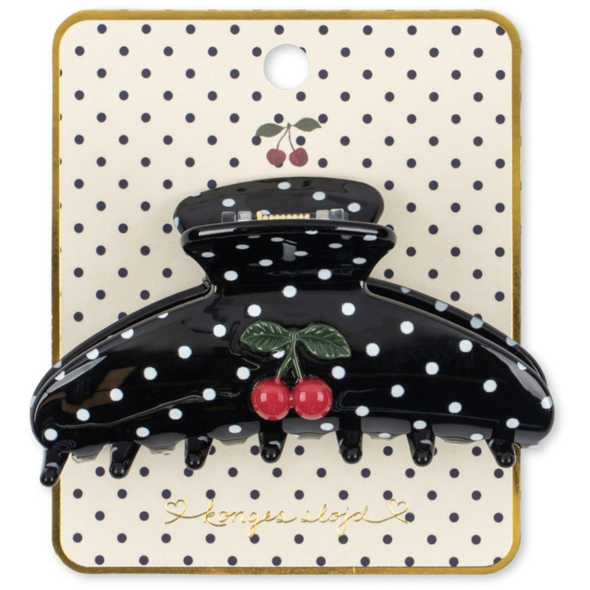 Konges Sløjd Multi Cherry Dot Big Hair Claw