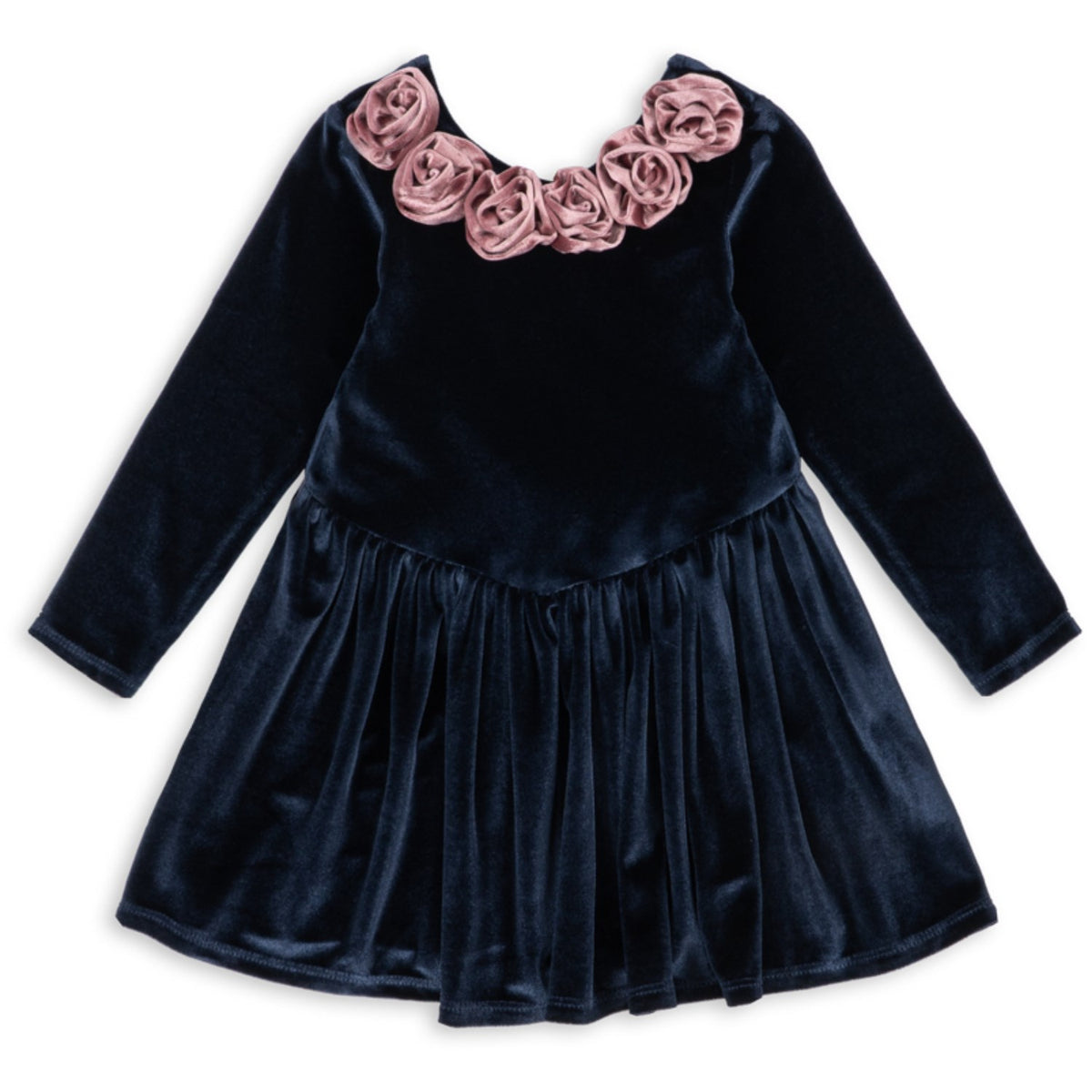 Konges Sløjd Navy Rosetta Dress Grs
