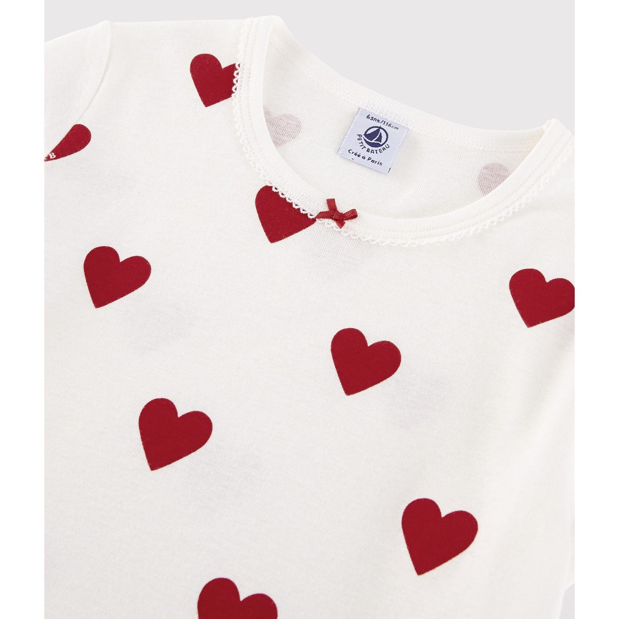 Petit Bateau MARSHMALLOW/TERKUIT Short Sleeves Dress