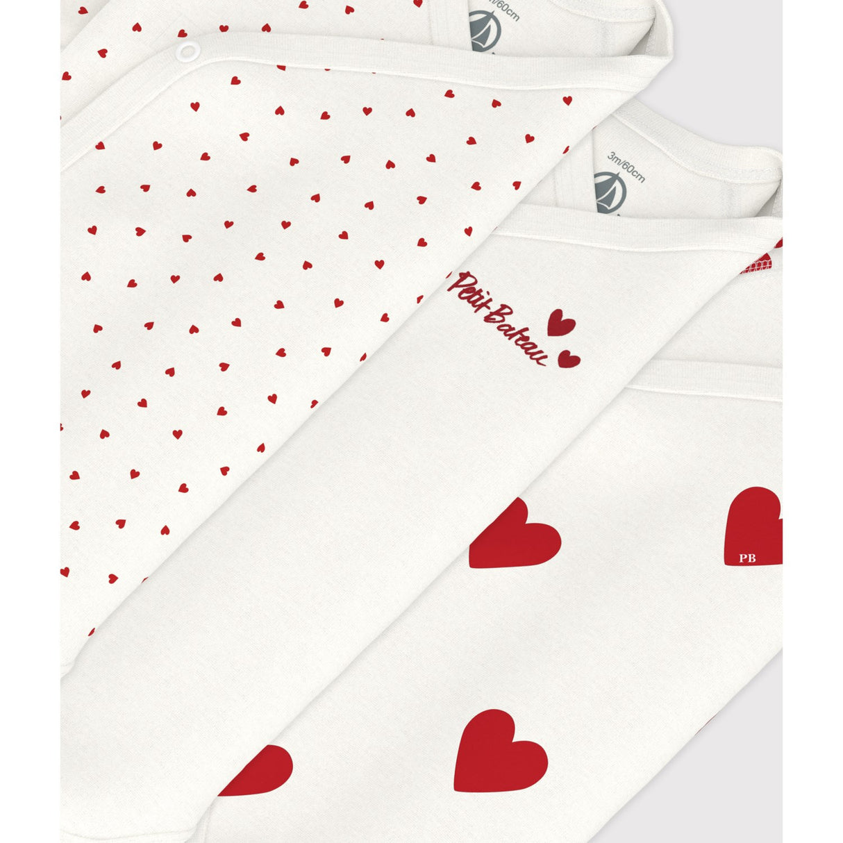 Petit Bateau Variante 1 Long Sleeve Bodysuit