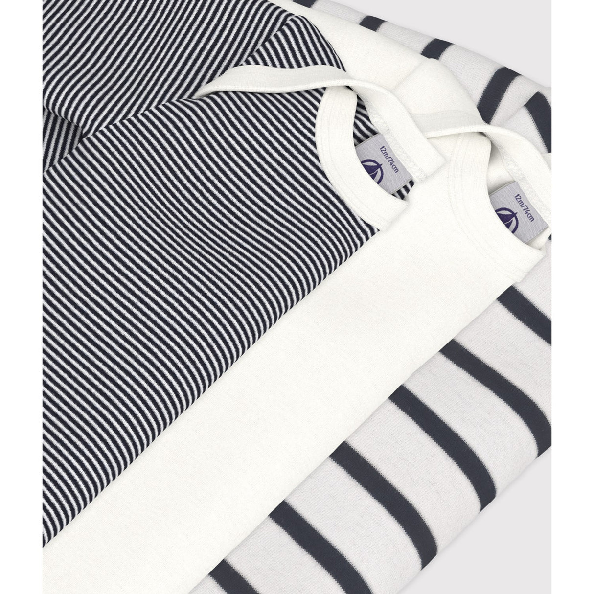 Petit Bateau Variante 1 Long Sleeve Bodysuit