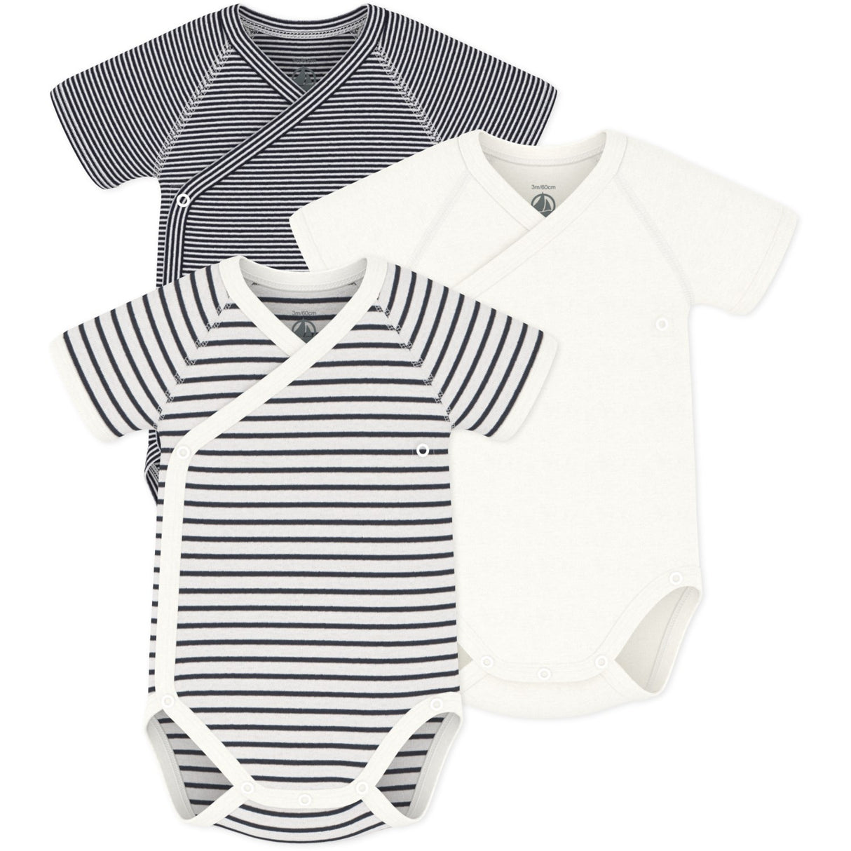 Petit Bateau Variante 1 Short Sleeve Bodysuit
