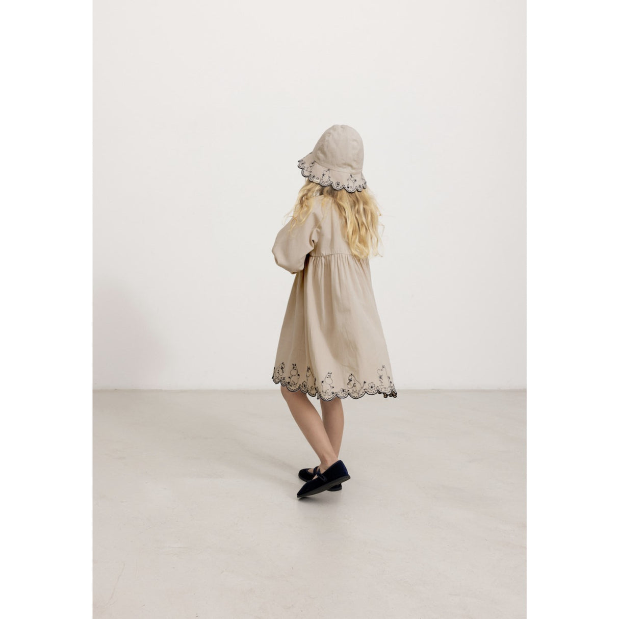 MarMar Cotton Texture Dancing Moomins Dawson Dress