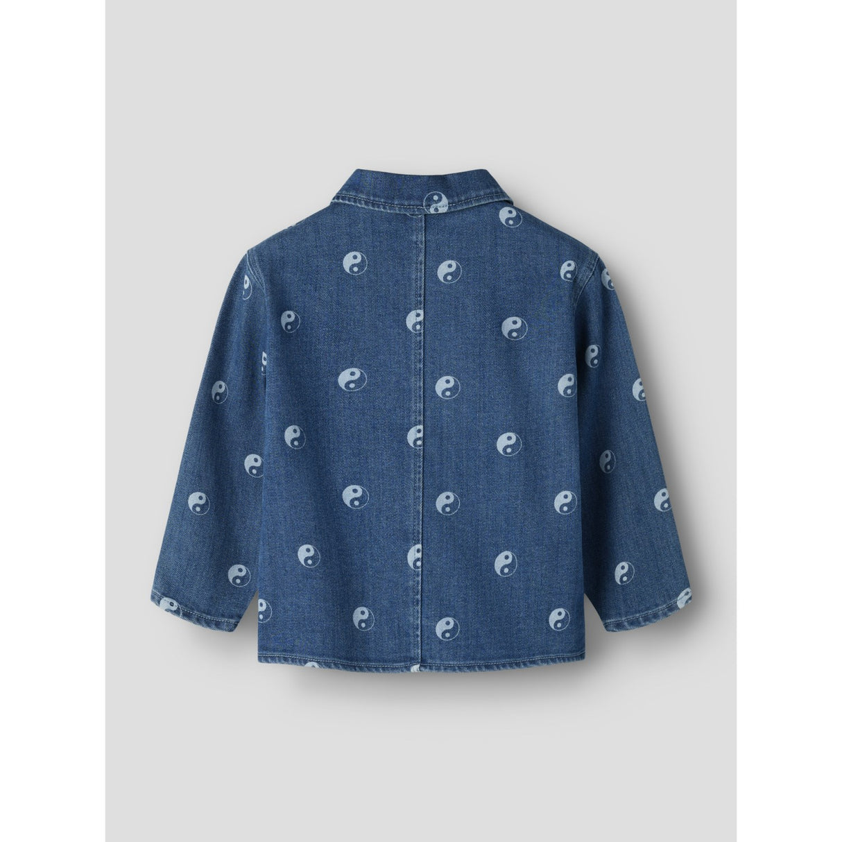 Lil'Atelier Dark Blue Denim Nmmlivo Ls Loose Dnm Shirt 2001-Se Lil