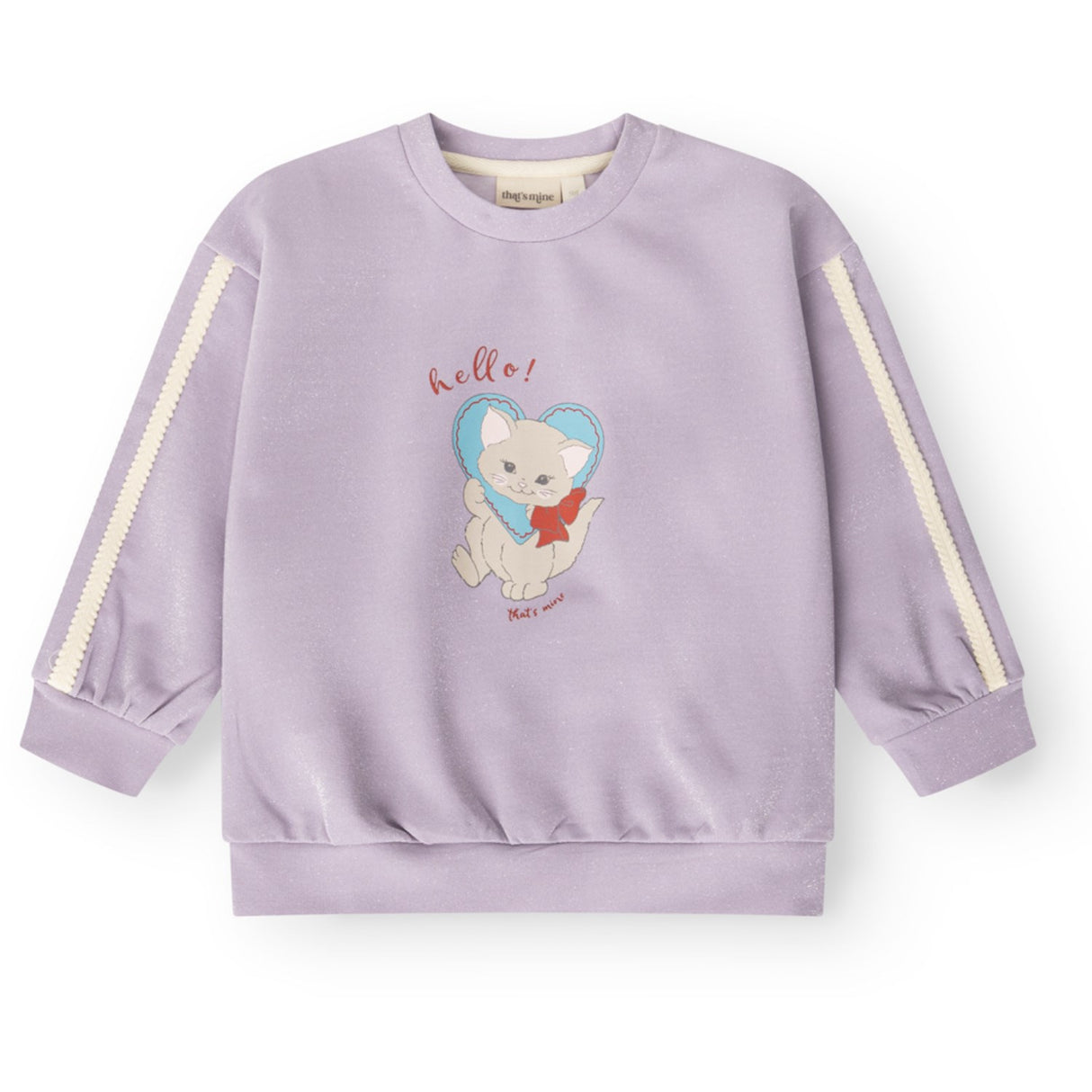 That's Mine Purple Glitter Luanna Sweatshirt