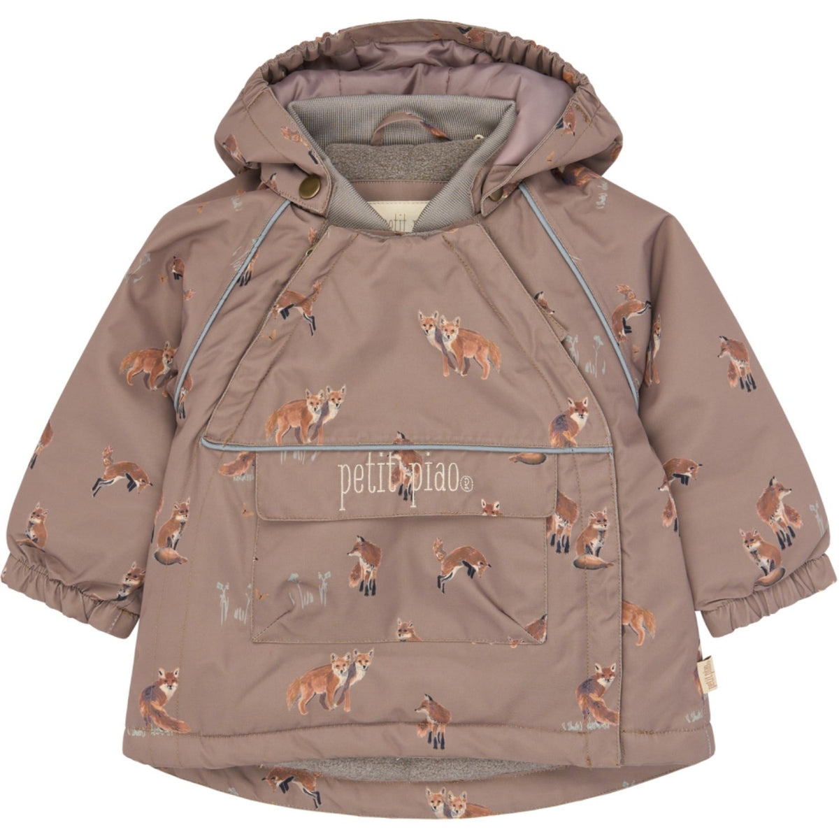 Petit Piao Fossil Fox Aop Ppdard Winter Jacket