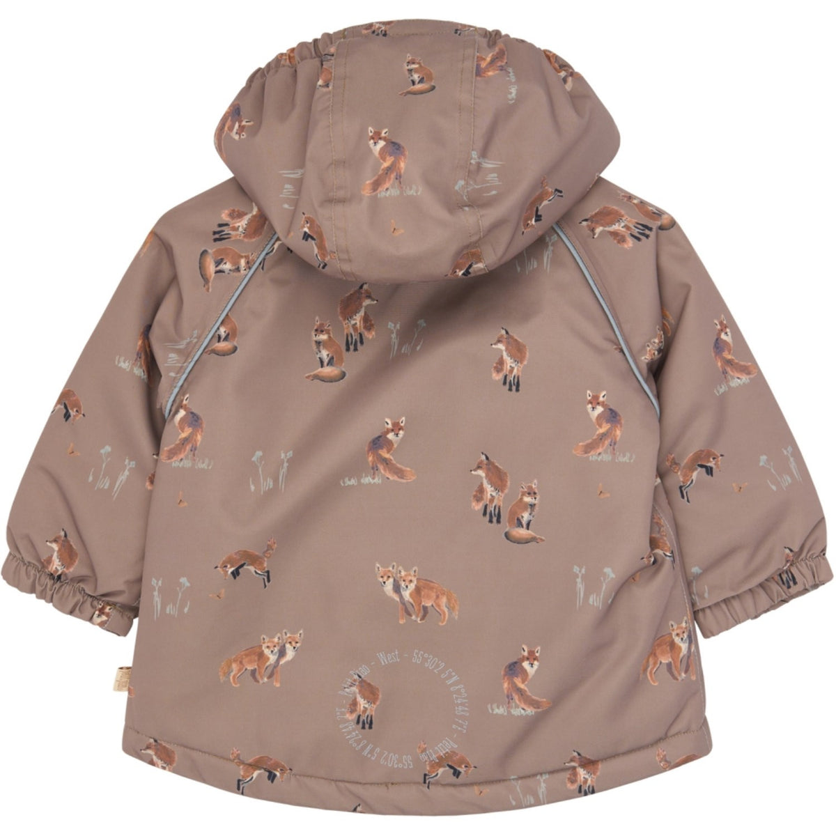 Petit Piao Fossil Fox Aop Ppdard Winter Jacket