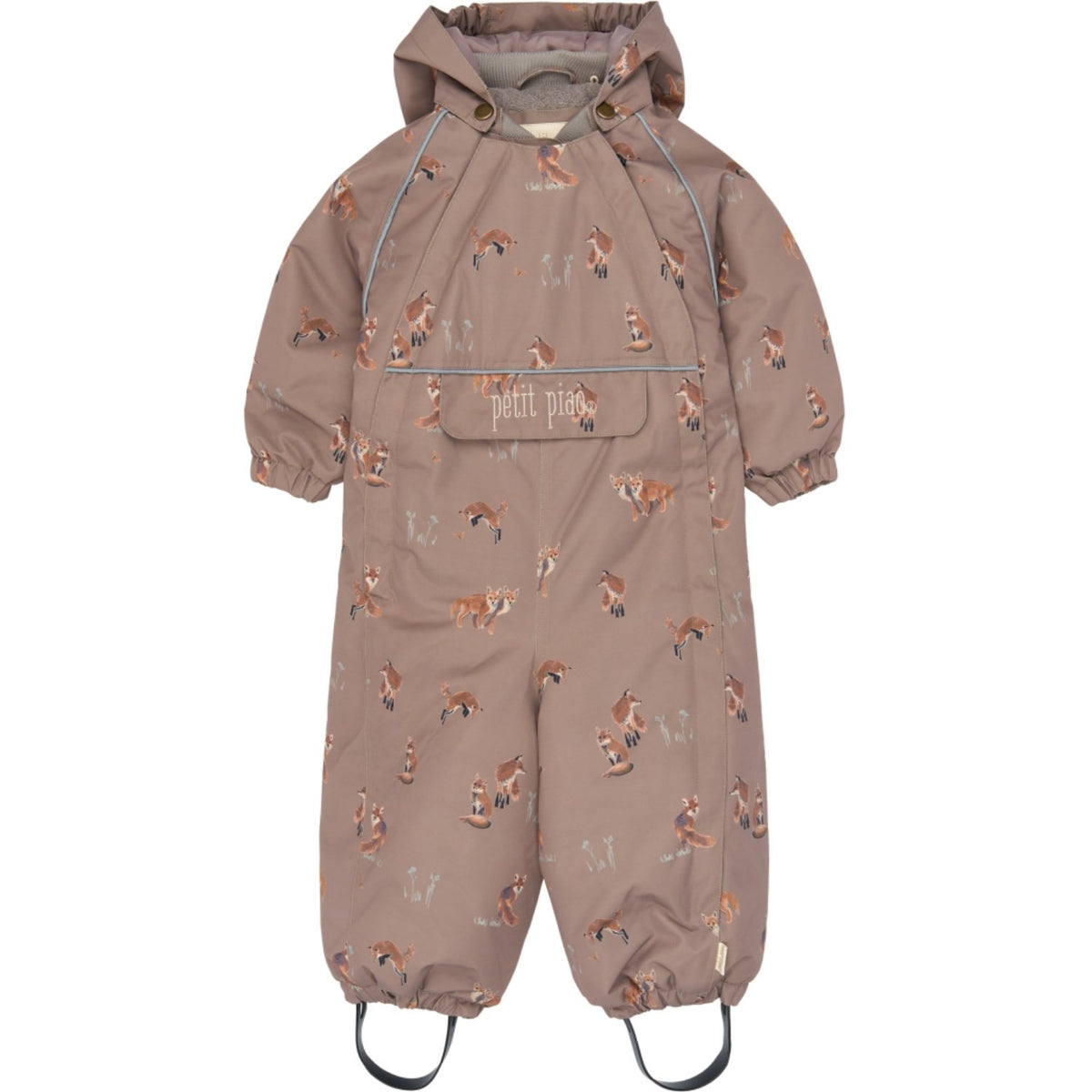 Petit Piao Fossil Fox Aop Ppdard Snowsuit