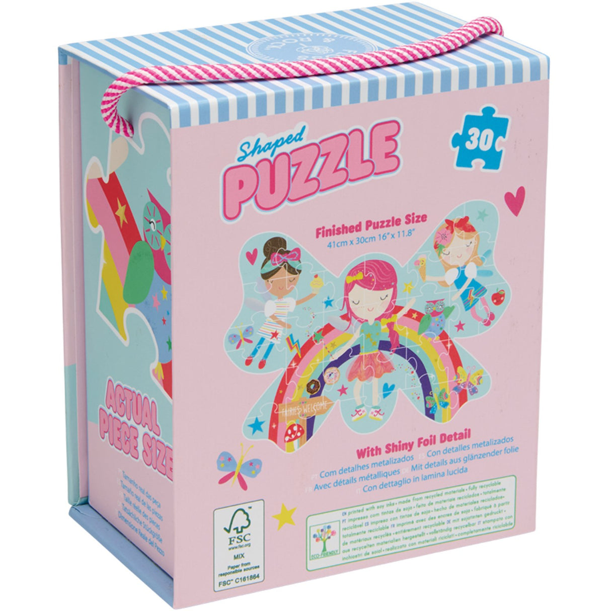 Floss & Rock Puslespil I Facon 30 Stk. - Rainbow Fairy