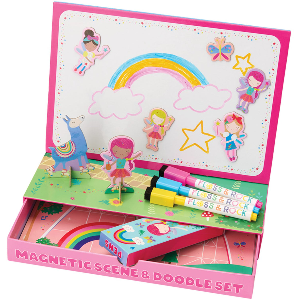 Floss & Rock Magnetisk Lege & Tegnesæt - Rainbow Fairy