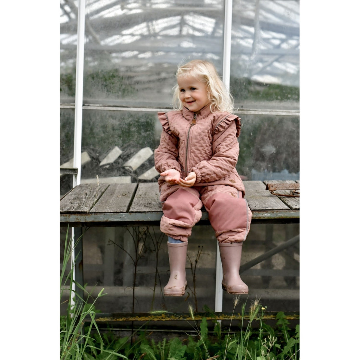 Mikk-Line Adobe Rose Wellies Solid