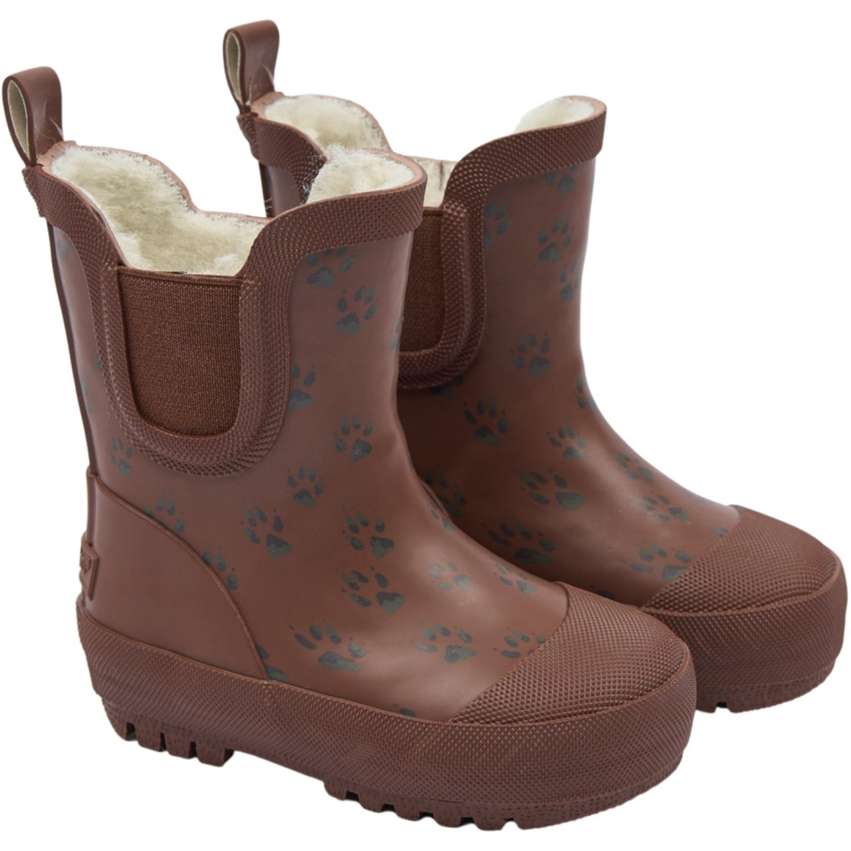 Pom Pom Tortoise Shell Paw Aop Brook Gumboots Thermo Ankle Aop