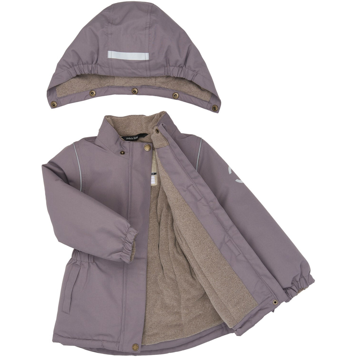 Mikk-Line Shark Winter Jacket Waist Solid
