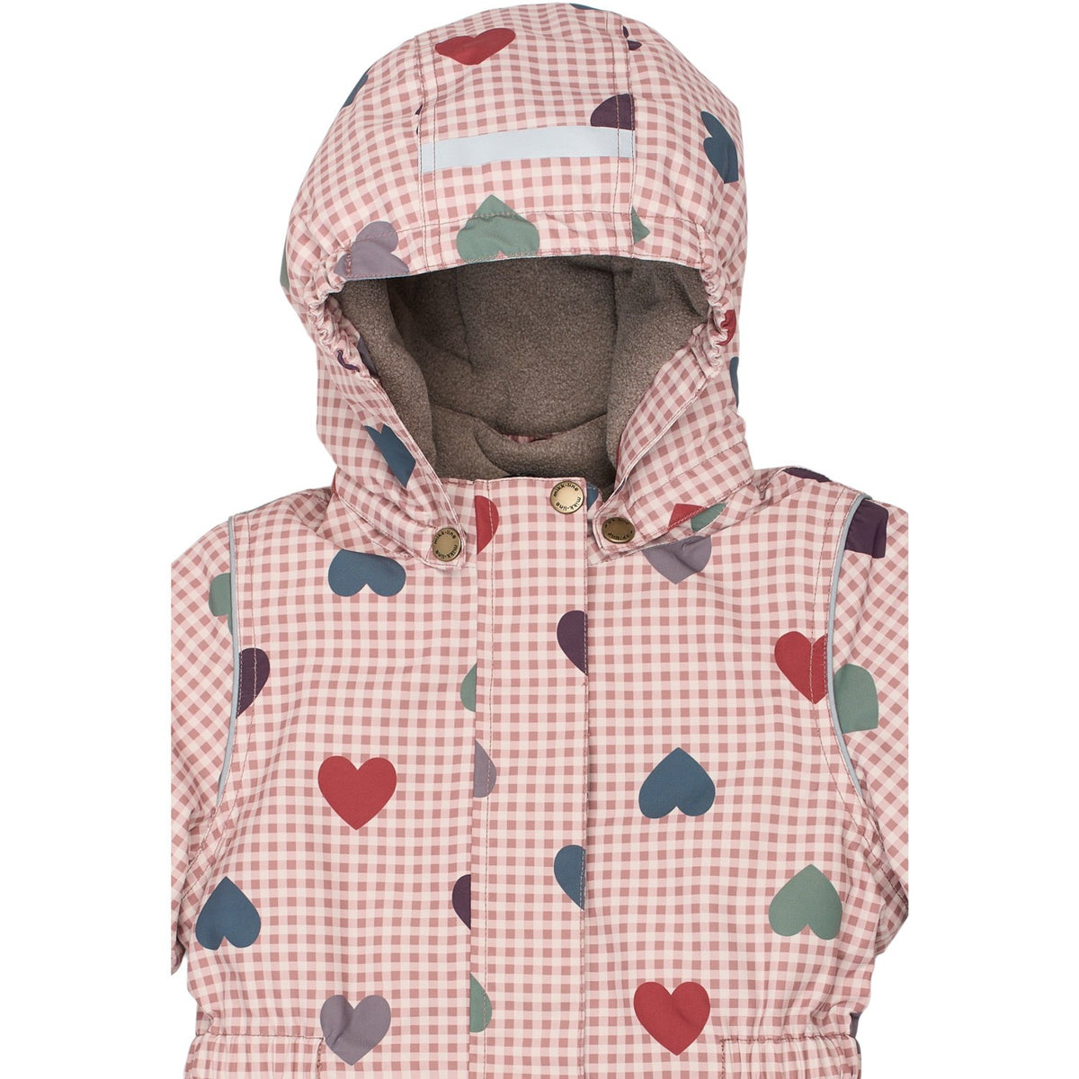 Mikk-Line Heart AOP Winter Jacket Waist AOP