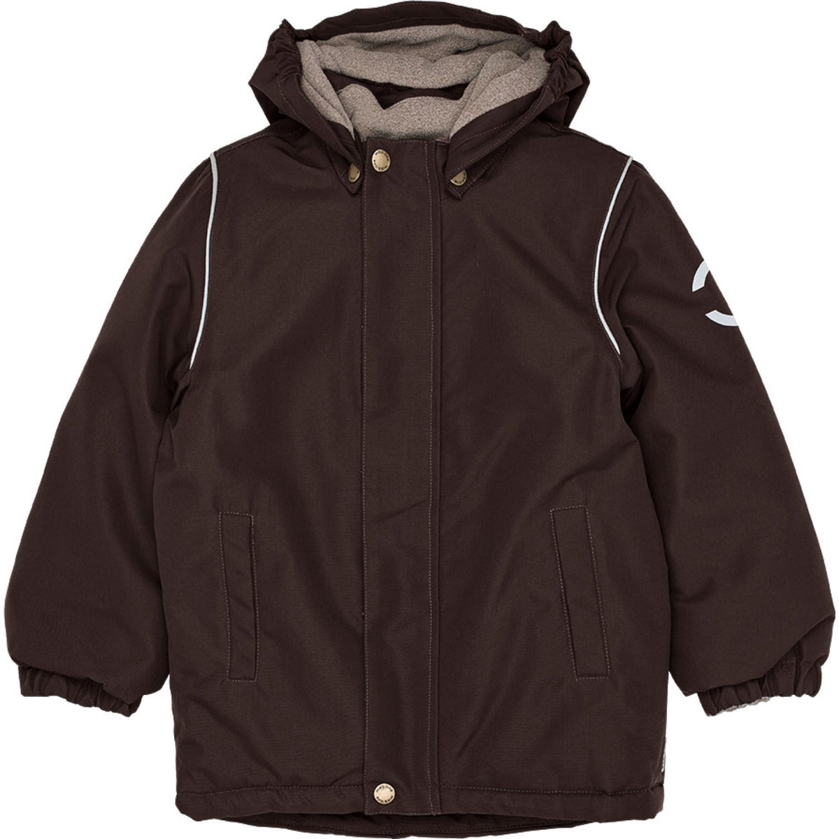 Mikk-Line Coffee Bean Winter Jacket Solid Brown