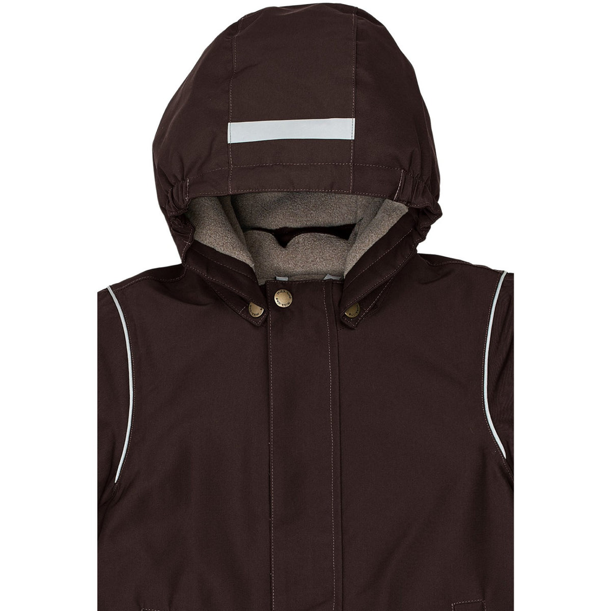 Mikk-Line Coffee Bean Winter Jacket Solid Brown