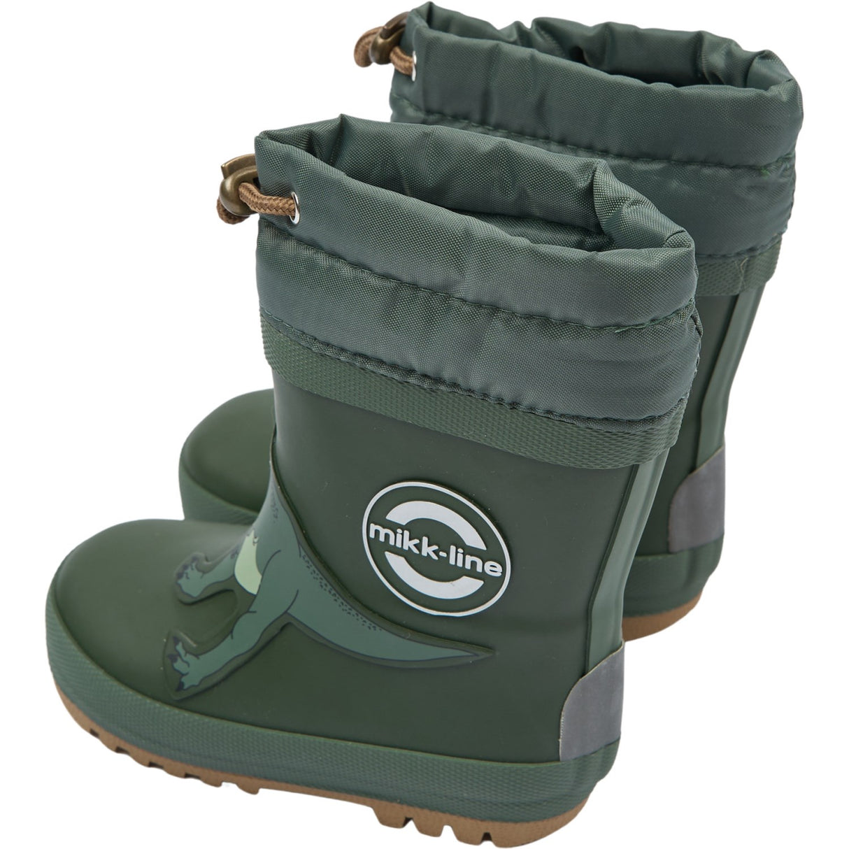 Mikk-Line Kombu Green Wellies Winter - 3D