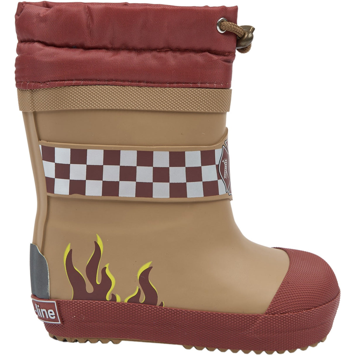 Mikk-Line Kelp Wellies Winter Firefighter - Barefoot