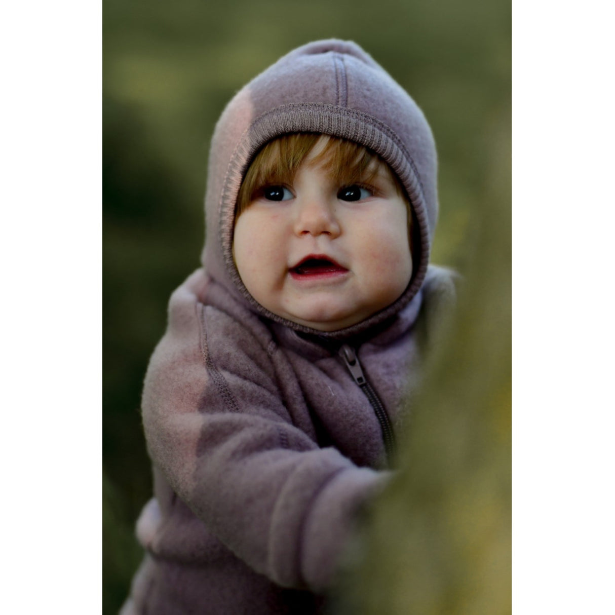 Mikk-Line Twilight Mauve Wool Balaclava