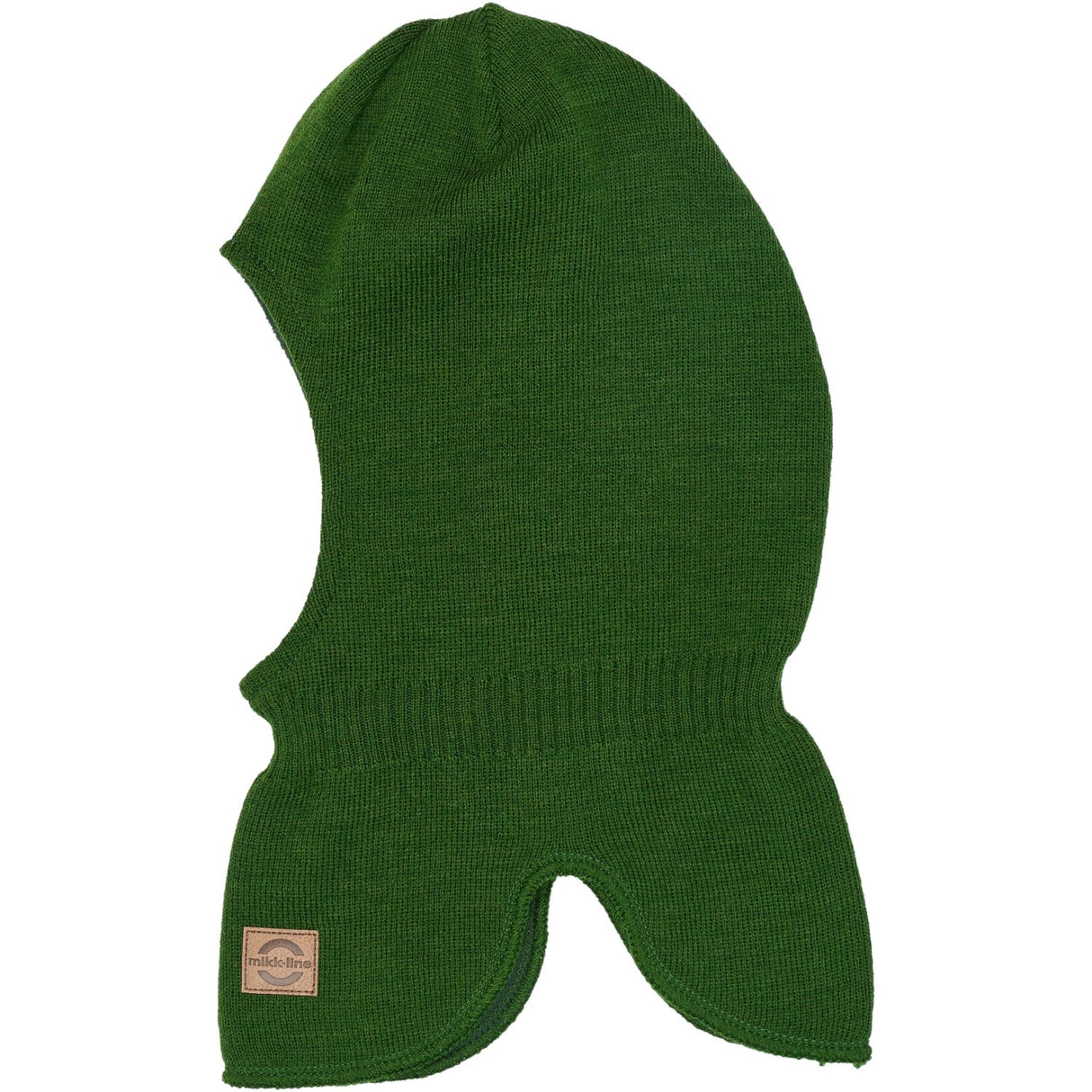 Mikk-Line Kombu Green Knitted Balaclava With Wool & Windstop