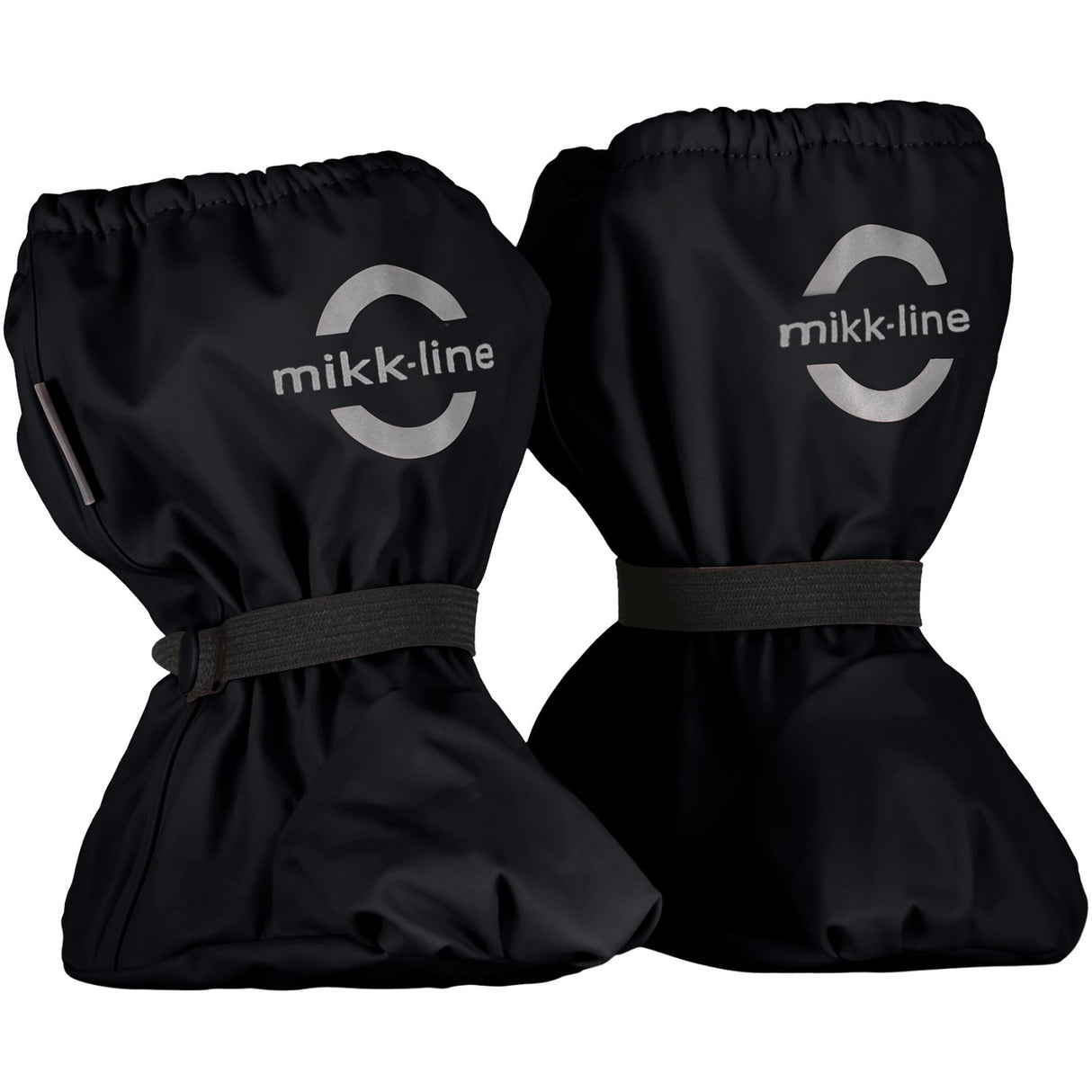 Mikk-Line Rain Footies w. Fleece Black