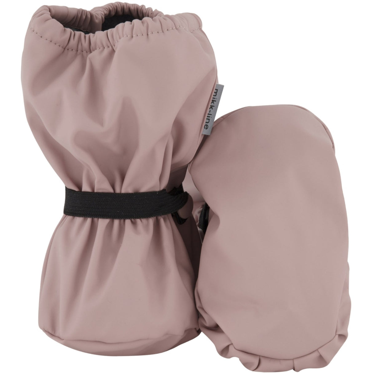 Mikk-Line Rain Footies w. Fleece Adobe Rose