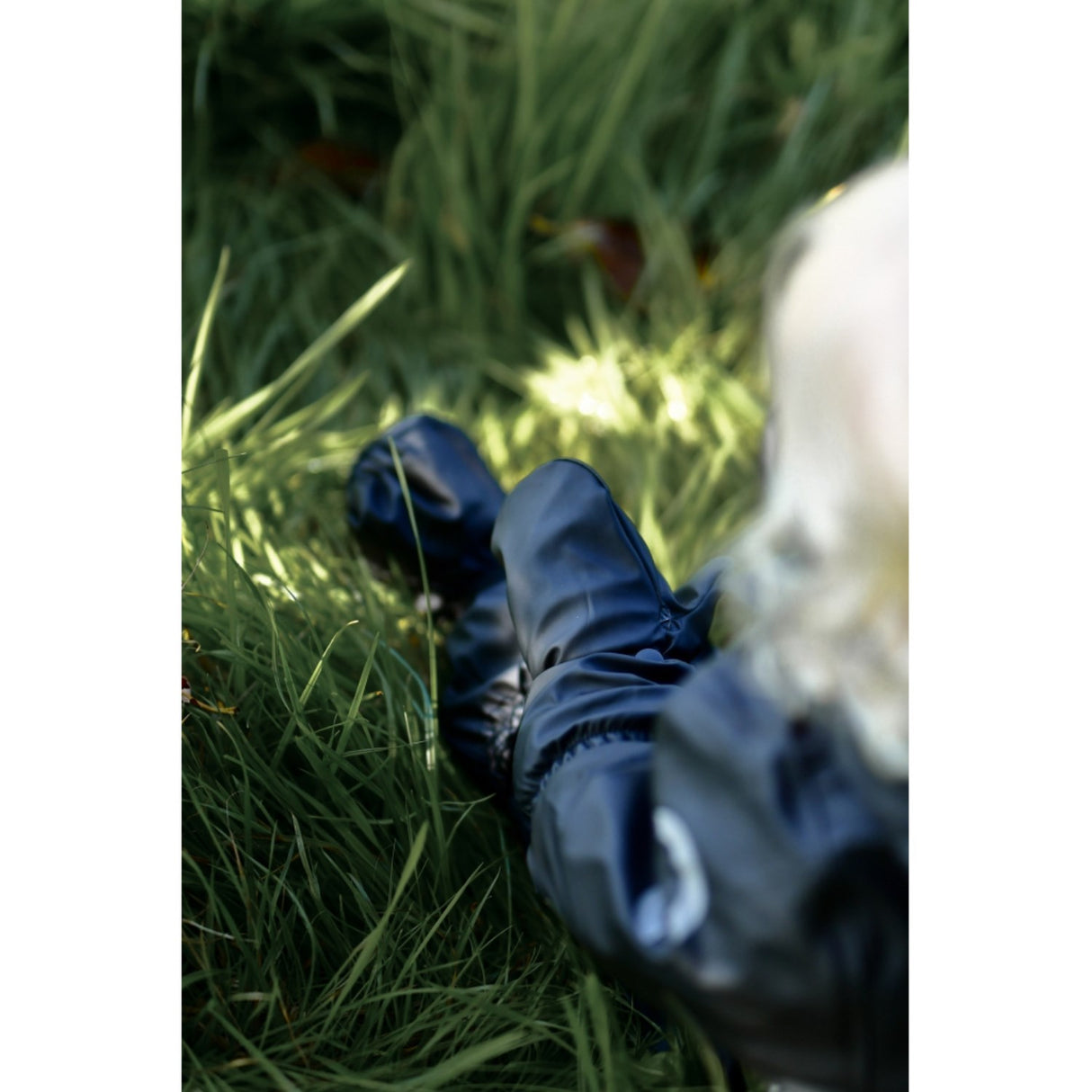 Mikk-Line Rain Footies w. Fleece Blue Nights